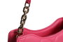 Lucky Bees 410 Bolso Bandolera Rosa Piel de Polivinilo Elegante y Sofisticado para Mujer